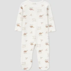 Carter's Just One You® Baby Farm Animals Sleep N' Play - Cream