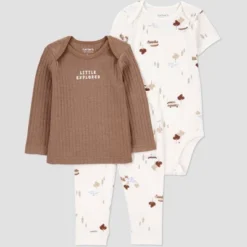 Carter's Just One You® Baby Boys 3pc Wilderness Bodysuit Set - Brown -Carter's Shop GUEST 04c5c3c8 9b80 466c ac29 94ab0cf27ef1