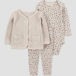 Carter's Just One You® Baby Girls' 3pc Thermal Cheetah Printed Jacket & Pants Set - Tan -Carter's Shop GUEST 0533bc5c 4b5a 44d0 9232 1e3e5c285038
