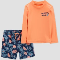 Carter's Just One You® Toddler Boys' 2pc Rash Guard Set - Blue -Carter's Shop GUEST 05754631 16d9 4782 bc33 715646aa5e98