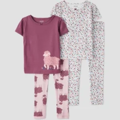 Carter's Just One You® Toddler Girls' Sheep And Ditsy Floral Short Sleeve Pajama Set - Purple -Carter's Shop GUEST 079759f2 b1ee 4cb1 9523 5b51d643ce3a