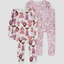 Carter's Just One You® Toddler Girls' Princesses And Horses Long Sleeve Pajama Set - Pink -Carter's Shop GUEST 07cc073e ed21 41fa 9d3b d7ea936b1d94