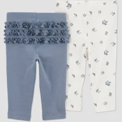Carter's Just One You® Baby Girls' 2pk Floral Ruffle Pants - Blue -Carter's Shop GUEST 092f1b15 1e0b 4170 8b28 7b00ca715263