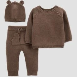 Carter's Just One You® Baby Boys' 3pc Sweater Top & Bottom Set - Brown -Carter's Shop GUEST 0a79588b 4864 406e b079 ccaa633e50ad