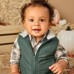 Carter's Just One You®️ Baby Boys' Plaid Top & Bottom Set - Green/Brown -Carter's Shop GUEST 10ac2e55 3a8c 46a6 9981 7749e7fb76aa