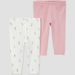 Carter's Just One You® Baby Girls' 2pk Pants - Pink/Ivory -Carter's Shop GUEST 19d9fa96 313e 498b ac1b ce5f2825aa5c