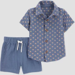 Carter's Just One You® Baby Boys' 2pc Geo Top & Shorts Set - Blue 5 Carter's Just One You® Baby Boys' 2pc Geo Top & Shorts Set - Blue -Carter's Shop GUEST 1a2bdd4d a330 4e4b ae6b 3dda1cc575ad