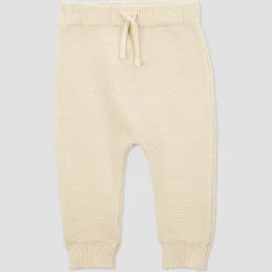 Carter's Just One You® Baby 3pc Striped Bear Sweater Top & Pants Set - Cream