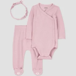 Carter's Just One You® Baby Girls' 3pc Top & Bottom Set - Pink -Carter's Shop GUEST 24897c8b ad97 4a72 ab9c b1221539e8ac