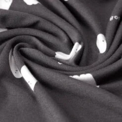 Carter's Just One You® Baby 2pc Halloween Ghosts Comfy Soft Top & Bottom Set - Dark Gray