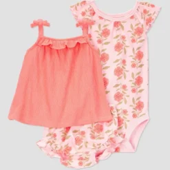 Carter's Just One You® Baby Girls' Coral Floral Top & Bottom Set -Carter's Shop GUEST 4311fb5a 4f26 4c4d a310 8f8e92f8401e