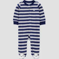 Carter's Just One You® Baby Dog Striped Sleep N' Play - Navy Blue -Carter's Shop GUEST 4cbd1790 51d0 4f77 aaa6 c7899b01bf6a