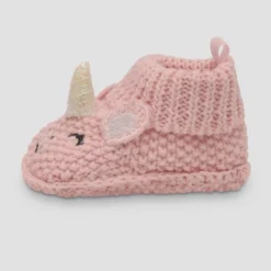 Carter's Just One You® Baby Girls' Knitted Slippers - Pink Newborn: Unicorn Pattern, Pull-On Bootie, Cotton Lining -Carter's Shop GUEST 519c966b 137d 4bb7 9b75 3c2dc48f077f