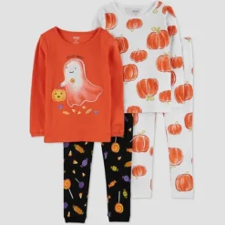 Carter's Just One You® Toddler Girls' Halloween Ghost Candy And Pumpkins Long Sleeve Pajama Set - Pink -Carter's Shop GUEST 5e3734ff 865f 493d 9020 477720a0a4c5