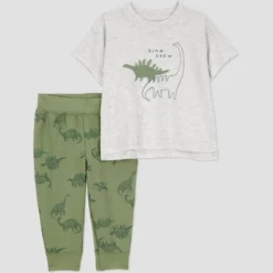 Carter's Just One You® Baby Boys' 2pc Dino Short Sleeve T-Shirt & Jogger Set - Green -Carter's Shop GUEST 61a939d7 4453 47be 9927 bc314f98d0c3