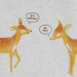 Carter's Just One You® Toddler Girls' Deer And Trees Short Sleeve Pajama Set - Gray/Yellow