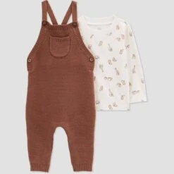 Carter's Just One You®️ Baby Boys' Safari Top & Overalls Set - Brown -Carter's Shop GUEST 657a7ac2 4baf 460e ad02 2f12c1704217
