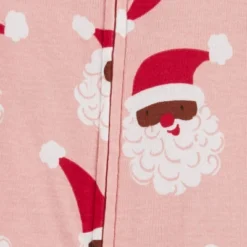 Carter's Just One You® Toddler Girls' Snowflake Reindeer/Santa Footed Pajama