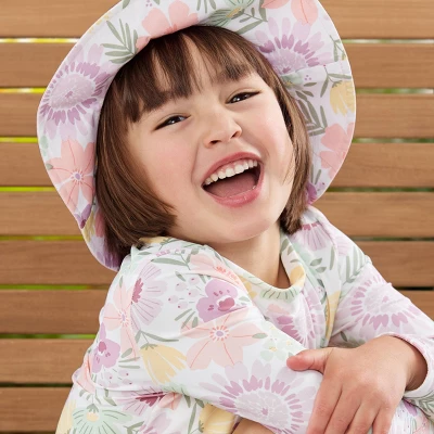 Carter's Just One You® Toddler Girls' 2pc Floral Rash Guard Set 4 Carter's Just One You® Toddler Girls' 2pc Floral Rash Guard Set - Image 4