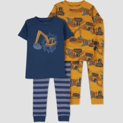 Carter's Just One You® Toddler Boys' Bulldozers Short Sleeve Pajama Set - Navy Blue -Carter's Shop GUEST 79201895 0754 4408 a835 de19d847605b