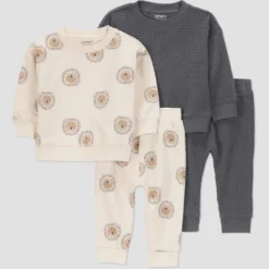 Carter's Just One You® Baby Boys' 4pc Lion Top & Bottom Set - Gray/Brown -Carter's Shop GUEST 7c783659 e312 42c2 bb6b 215c6c6ac651