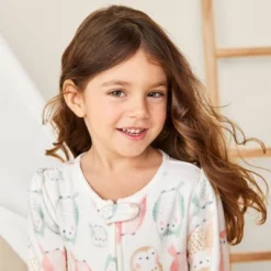 Carter's Just One You®️ Toddler Girls' 2pk Florals And Owls Fleece Footed Pajama - Ivory/Green -Carter's Shop GUEST 8110b570 daa1 428c b894 f00caf31be58