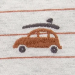 Carter's Just One You® Baby Boys' Striped Good Days Top & Bottom Set - Brown