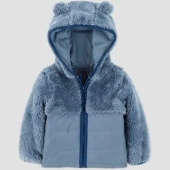 Carter's Just One You® Baby Boys' Puffer Jacket - Blue -Carter's Shop GUEST 9055acde 7f61 489c 97c7 a6ec9ac8ac99