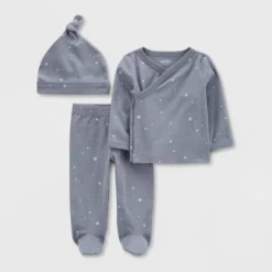 Carter's Just One You® Baby 3pc Top And Bottom Set With Hat - Gray -Carter's Shop GUEST 90c3b8d0 cc63 4622 9ca2 a074f394a12e