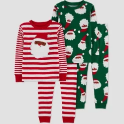 Carter's Just One You® Toddler 4pc Striped Santa Pajama Set -Carter's Shop GUEST 97c0db2f 3588 4c72 acf3 f250a9b75020