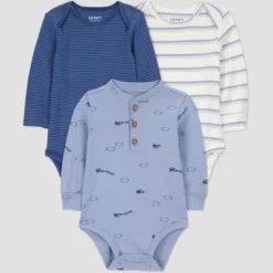 Carter's Just One You® Baby Boys' 3pk Airplanes Long Sleeve Bodysuit - Blue -Carter's Shop GUEST 9ce2018f 0245 445b 860a 08310d2c534f
