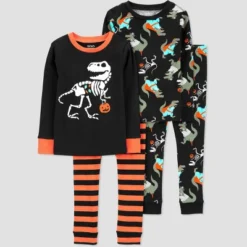 Carter's Just One You® Toddler Boys' Halloween Skeleton And Dinosaurs Long Sleeve Pajama Set - Blue/Gray -Carter's Shop GUEST a29c0afd c36b 49b3 b5b5 8e2dff0c6dac