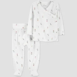 Carter's Just One You® Baby Girls' 2pc Ivory Floral Cardigan Set -Carter's Shop GUEST a782ccf4 e84a 4150 86b9 5219a5857a4b