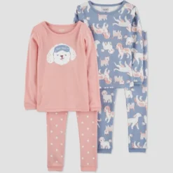 Carter's Just One You® Toddler Girls' Poodle And Puppies Long Sleeve Pajama Set - Pink -Carter's Shop GUEST b3795f8a 2e2c 45bc 9333 69b6f1e54254