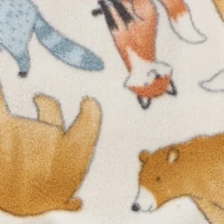 Carter's Just One You®️ Toddler Boys' 2pk Bear Fox And Striped Fleece Footed Pajama - Gold