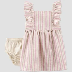 Carter's Just One You® Baby Girls' Striped Dress -Carter's Shop GUEST c32a61d7 75a1 4079 b356 82d7d0ed2855