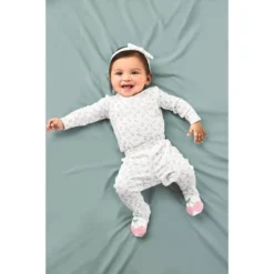 Carter's Just One You® Baby Girls' 3pc Footed Headband Top & Bottom Set - Pink -Carter's Shop GUEST c4d5b3b7 f110 4a05 94d4 ee1d90a9d1c7