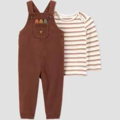 Carter's Just One You® Baby 2pc Thanksgiving Overalls Set - Brown -Carter's Shop GUEST c9447efc a03c 466f 8605 d6809830a564