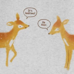 Carter's Just One You® Toddler Girls' Deer And Trees Long Sleeve Pajama Set - Gray/Yellow