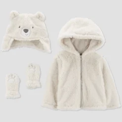 Carter's Just One You®️ Baby Bear Jacket - Cream -Carter's Shop GUEST ce6342e9 12b9 4d5d ac3a 3ec1d37f677b