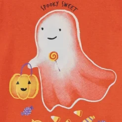 Carter's Just One You® Toddler Girls' Halloween Ghost Candy And Pumpkins Short Sleeve Pajama Set - Pink