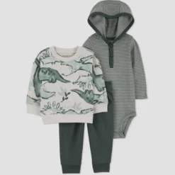 Carter's Just One You® Baby Boys' Striped Top & Bottom Set - Green -Carter's Shop GUEST d1631a1c c500 4198 9fa1 10c949b33241