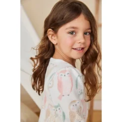 Carter's Just One You®️ Toddler Girls' 2pk Florals And Owls Fleece Footed Pajama - Ivory/Green -Carter's Shop GUEST d40ff8a1 047e 438e 83a8 92b1d2da574b