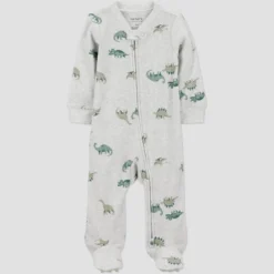 Carter's Just One You® Baby Boys' Dinosaur Printed Sleep N' Play - Gray -Carter's Shop GUEST d6db07f1 baf5 4e1f a99a e95fc2d762b4
