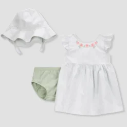 Carter's Just One You® Baby Girls' Striped Floral With Hat - Green -Carter's Shop GUEST daa3df75 b7f7 478d 9961 6b648a01ae14