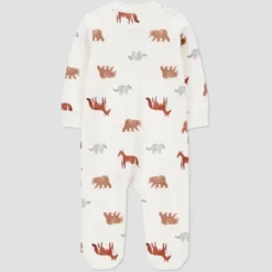 Carter's Just One You® Baby Wilderness Animals Sleep N' Play - Cream