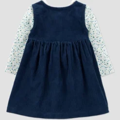 Carter's Just One You® Baby Girls' 2pc Floral Jumper Set - Blue