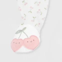 Carter's Just One You® Baby Girls' 3pc Footed Headband Top & Bottom Set - Pink