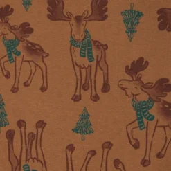 Carter's Just One You® Toddler Boys' Striped Moose Short Sleeve Pajama Set - Brown/Green