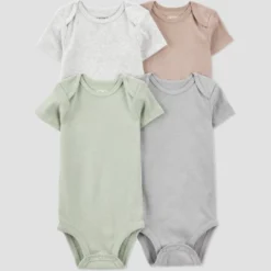 Carter's Just One You®️ Baby 4pk Short Sleeve Solid Bodysuit -Carter's Shop GUEST e6d2cd61 9eef 443b ba4b 89523a4011c5